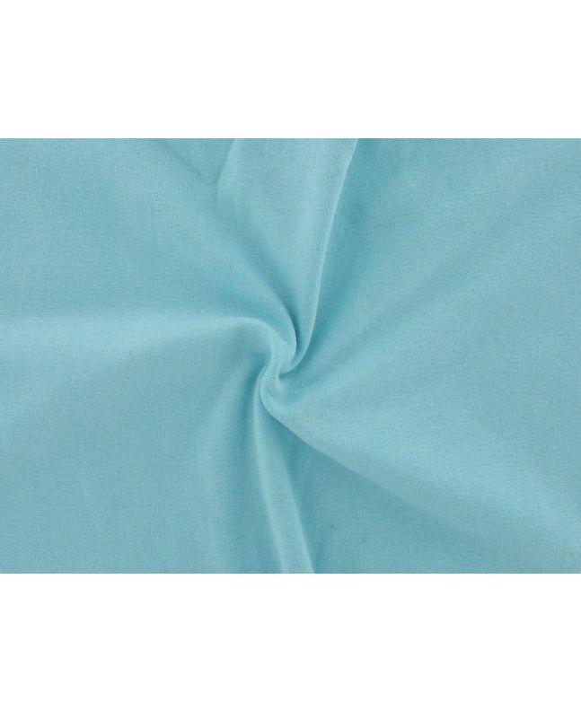 Tubular Ribbed Cotton Jersey, Aqua