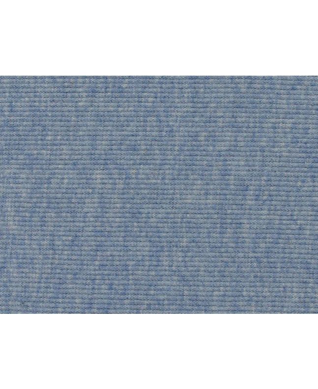 Tubular Ribbed Jersey, Blue Melange