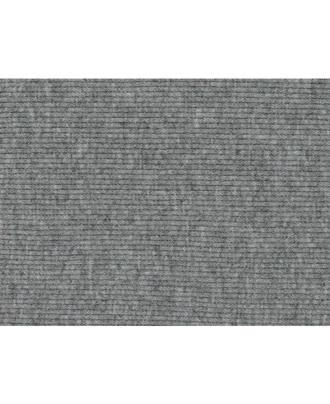 Tubular Ribbed Jersey, Grey Melange