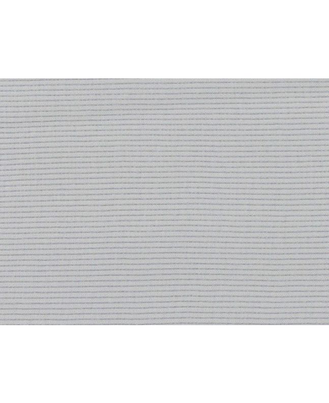Tubular Ribbed Jersey, White