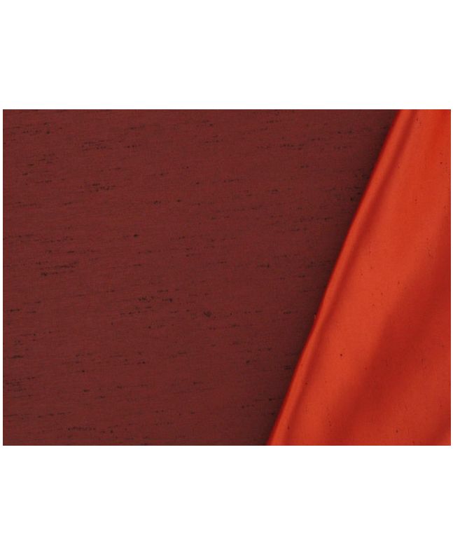 Two Tone Dupion - Blood Red
