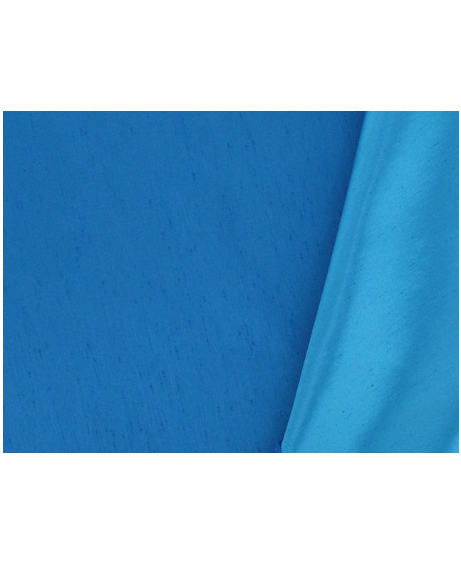 Two Tone Dupion - Party Blue