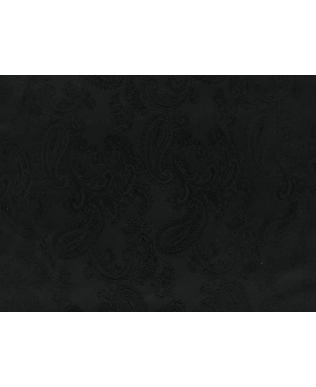 Two Tone Jacquard Paisley Lining, Black