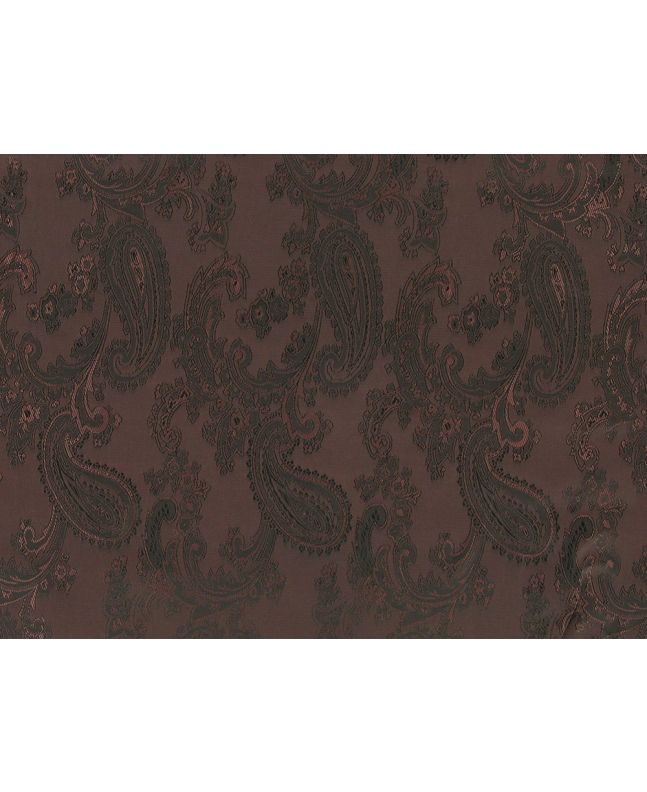 Two Tone Jacquard Paisley Lining, Brown