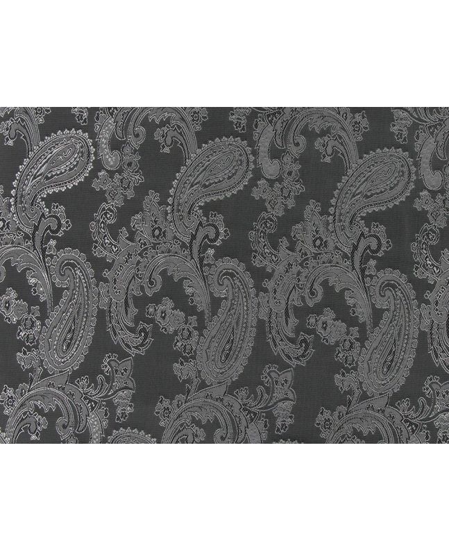 Two Tone Jacquard Paisley Lining, Grey