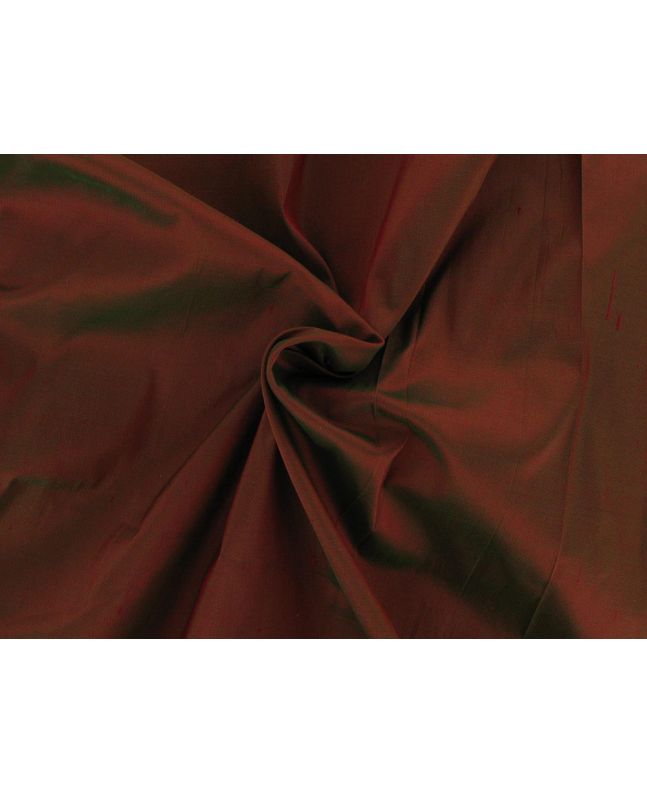 Two Toned Silk Dupion, Meadow Copper