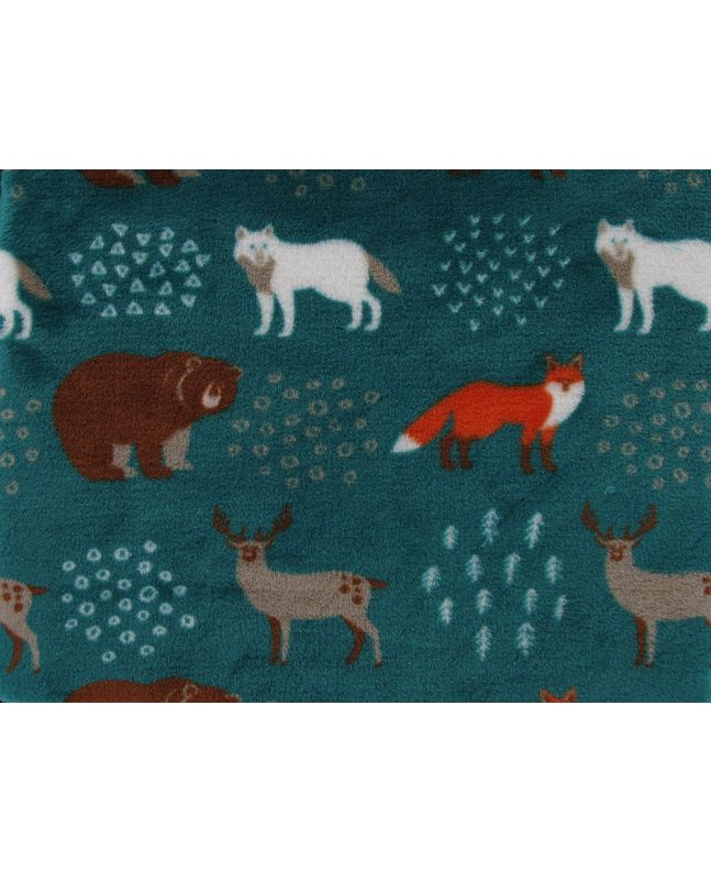 Ultra Soft Cuddle Fleece, Forest Friends