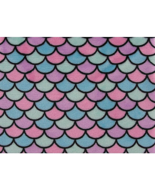 Ultra Soft Cuddle Fleece, Mermaid Scales