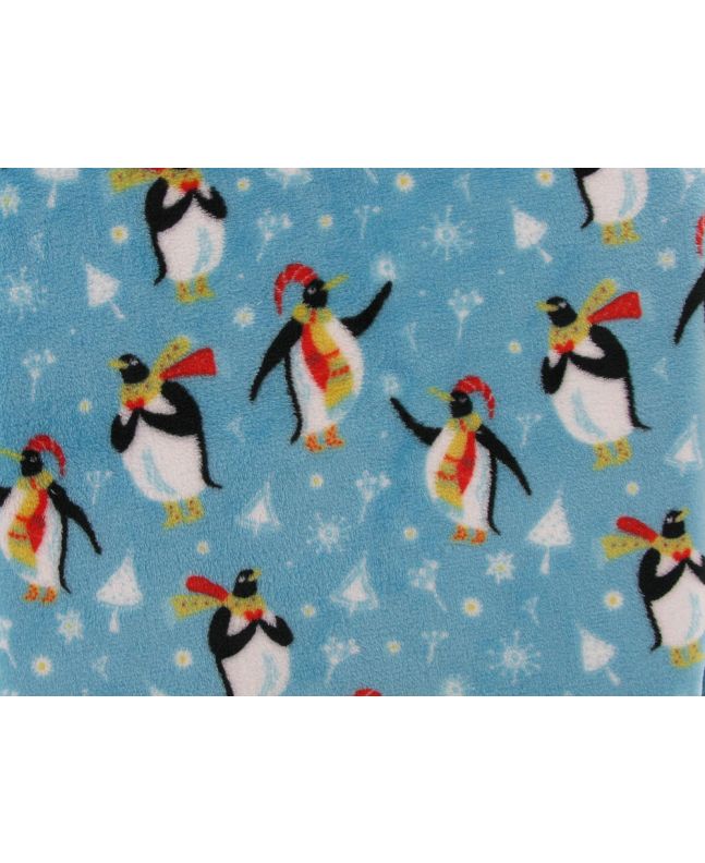 Ultra Soft Cuddle Fleece, Penguin Choir
