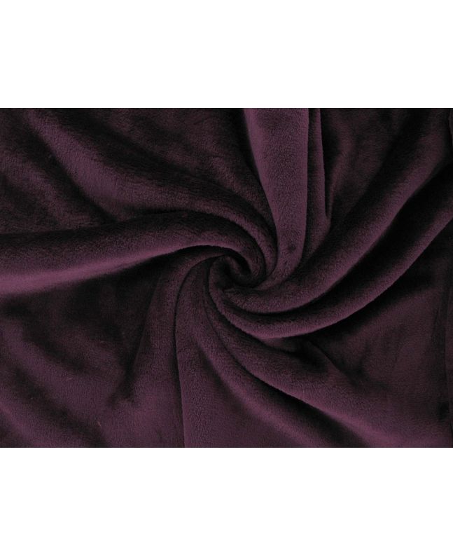 Ultra Soft Plain Cuddle Fleece, Wine