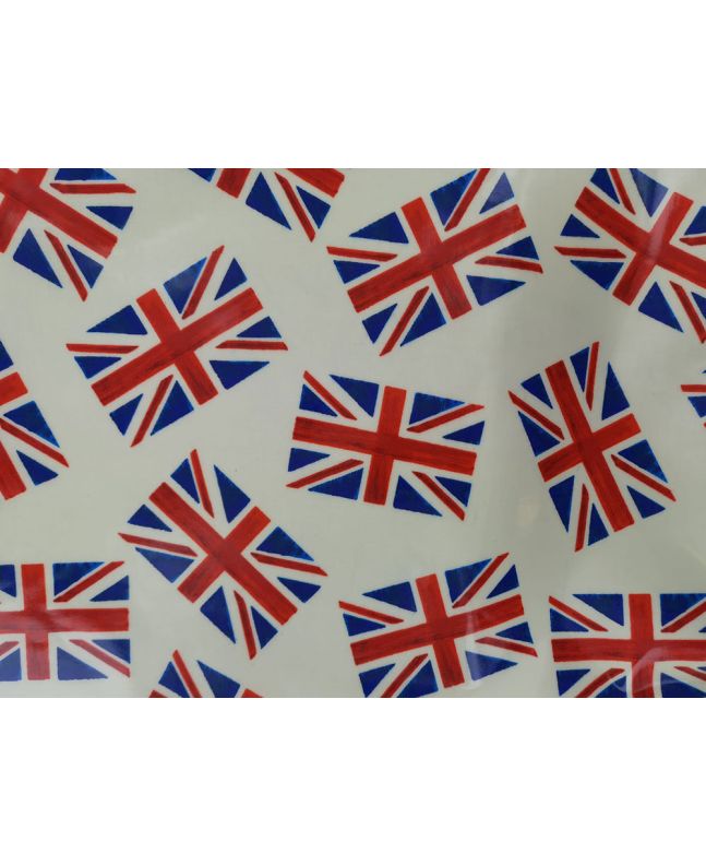 Union Jack Oil Cloth Tablecloth Fabric