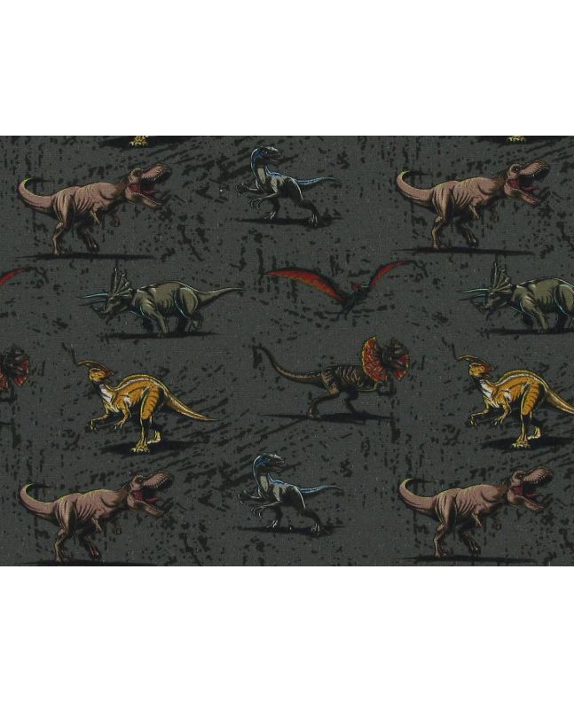 Universal Studios Printed Cotton, Jurassic Park Roar