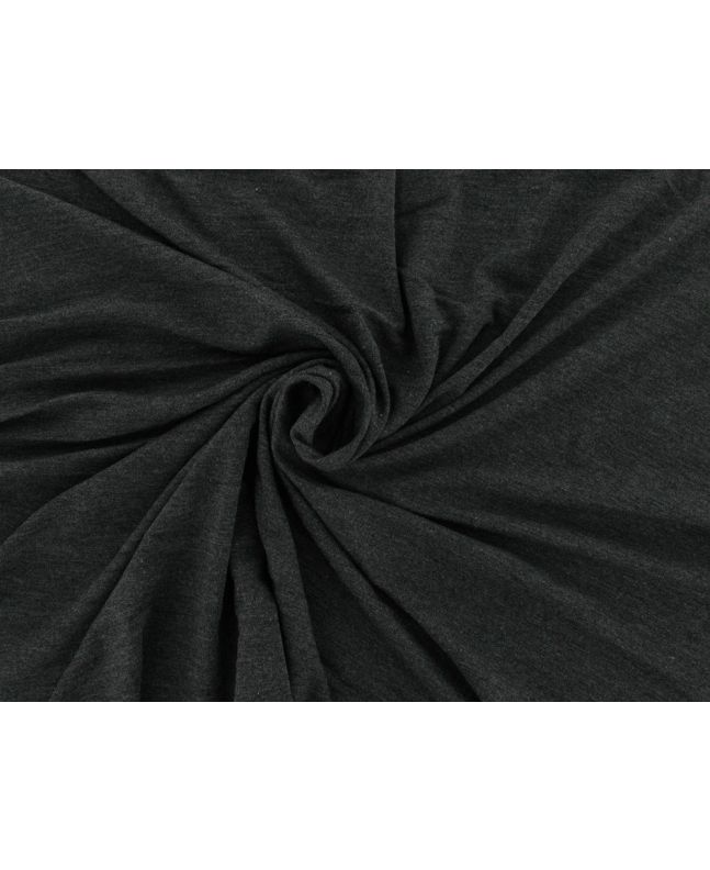Viscose Jersey, Dark Grey Marl
