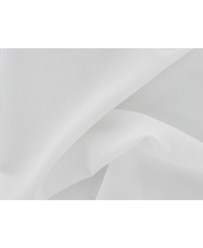 Waffle Polyester, White