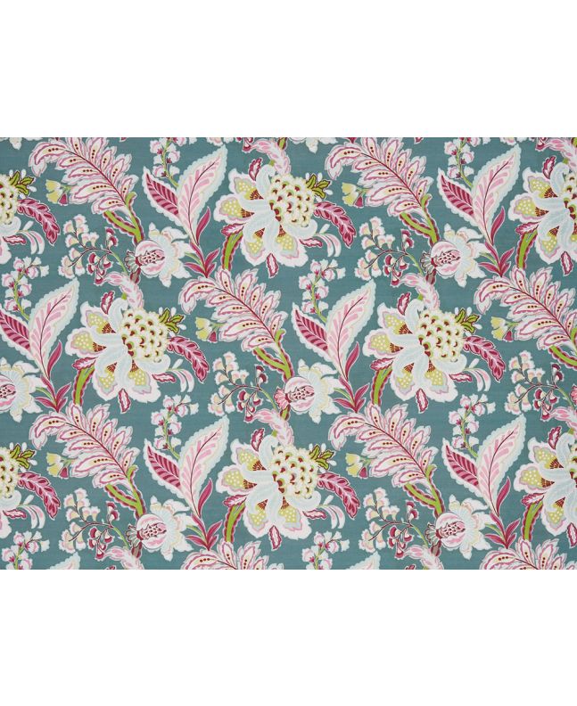 Westberry Cotton Curtain Fabric, Sweetpea