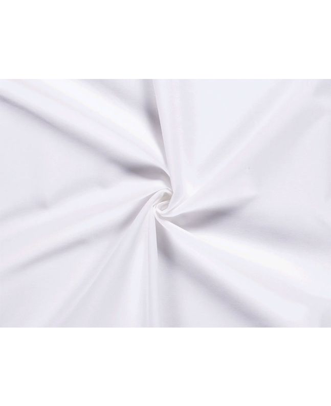 Wide Width Polycotton, White