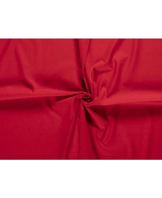 Wide Width Polycotton Sheeting, Red