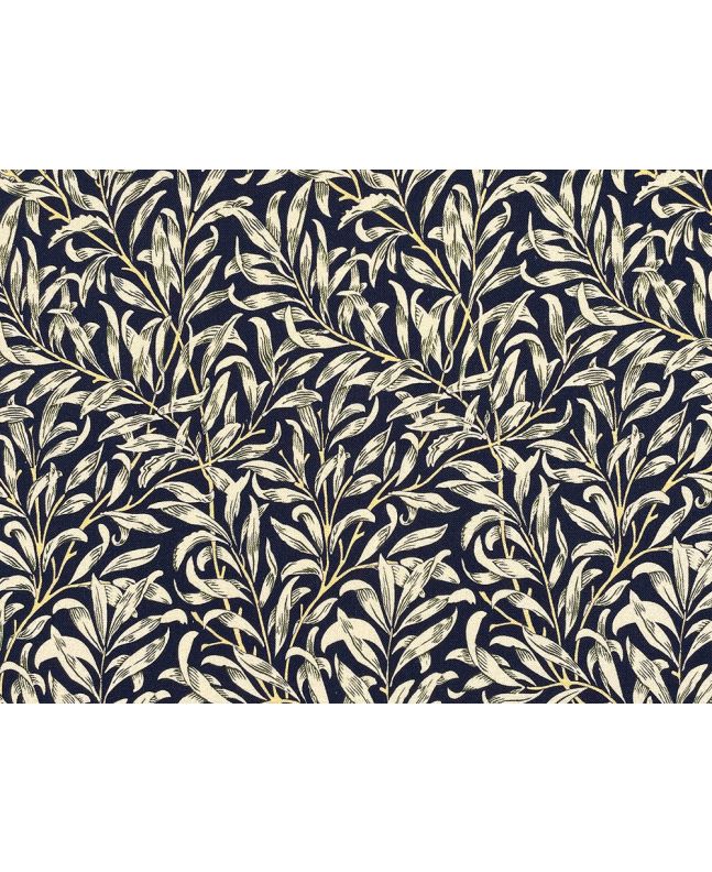 Willow Bough Cotton Print, Navy