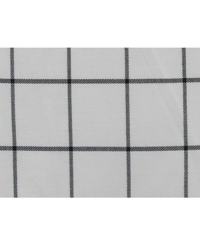 Window Check Polyester Stretch