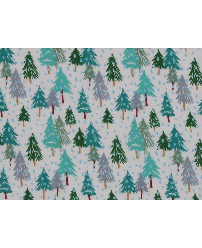 Winter Woodlands Polycotton Print