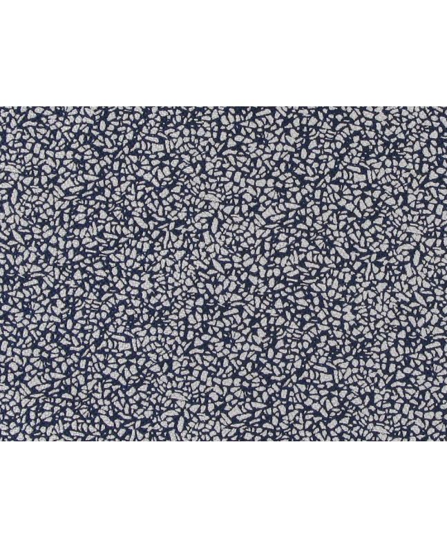 Woven Narrow Width Silk, Crackled, Blue