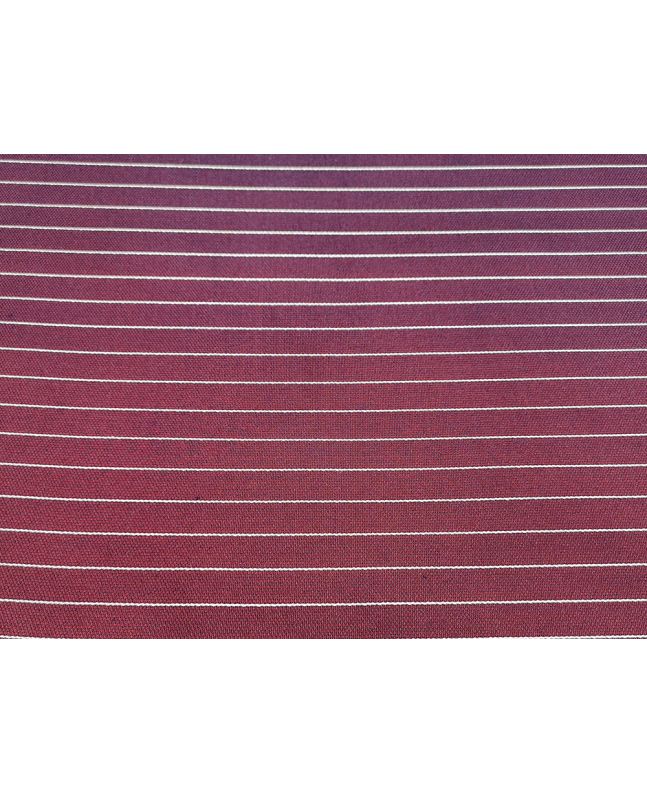 Woven Narrow Width Silk, Two Tone Pin Stripe, Navy and Red