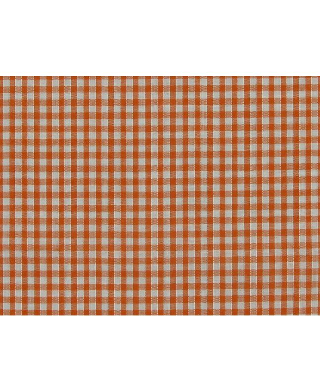 Woven Polycotton Gingham, 1/8 inch, Orange