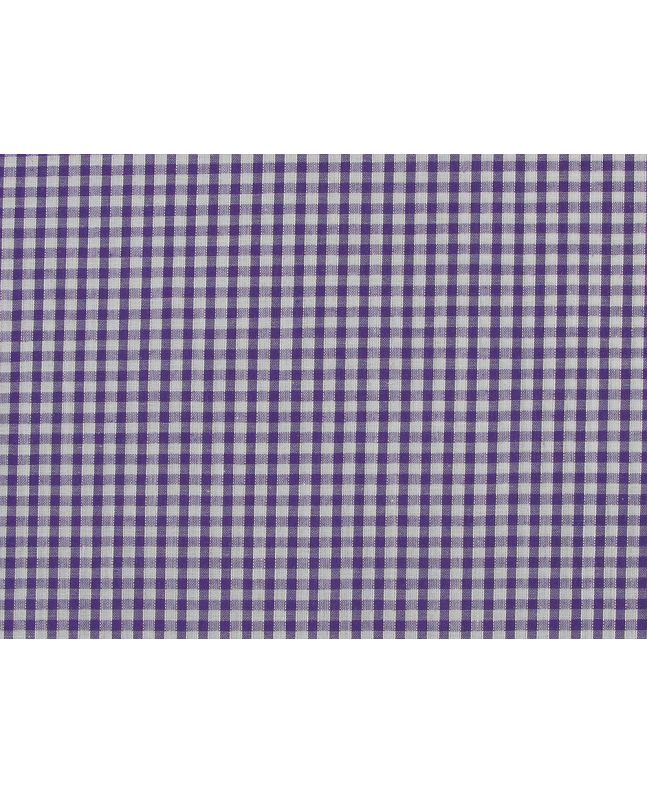 Woven Polycotton Gingham, 1/8 inch - Purple
