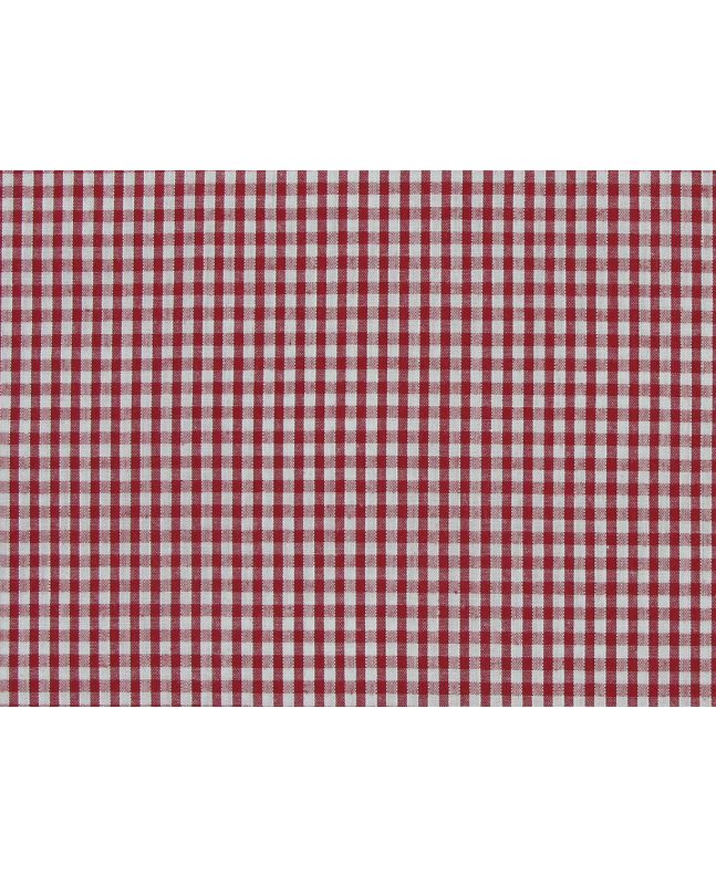 Woven Polycotton Gingham, 1/8 inch - Red