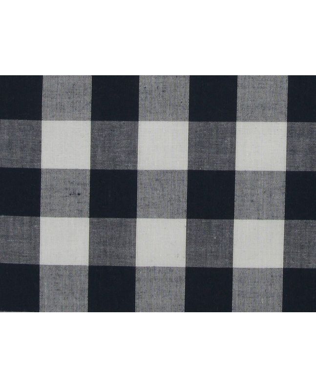 Woven Polycotton Gingham, 1 inch, Navy