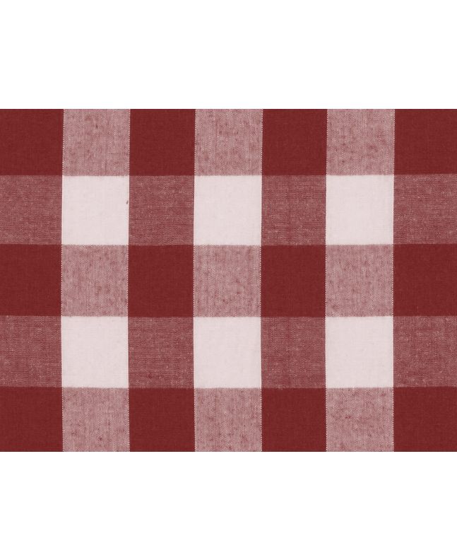 Woven Polycotton Gingham, 1 inch, Red
