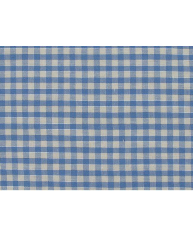 Woven Polycotton Gingham 1/4 Inch, Sky