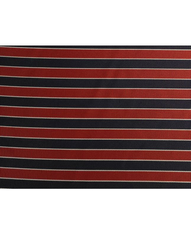 Woven Wide Width Silk, College Stripe, Red, Navy and White