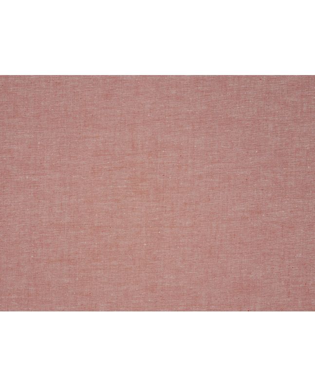 Yarn Dyed Cotton Chambray, Terracotta