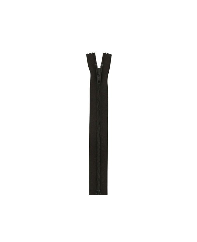 YKK Close End Dress Zip, 7 Inch, Brown