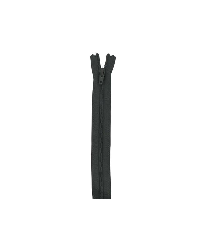 YKK Close End Dress Zip, 7 Inch, Dark Grey