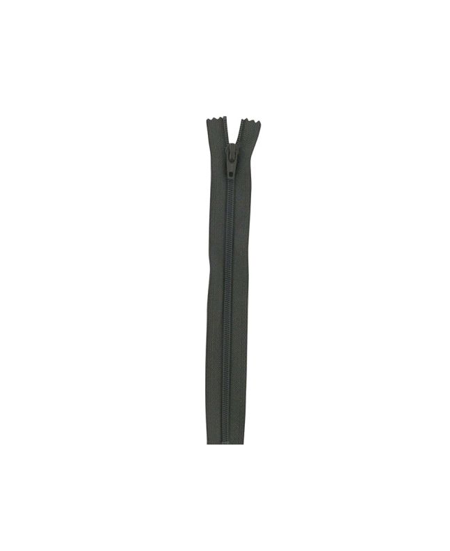 YKK Close End Dress Zip, 7 Inch, Mid Grey