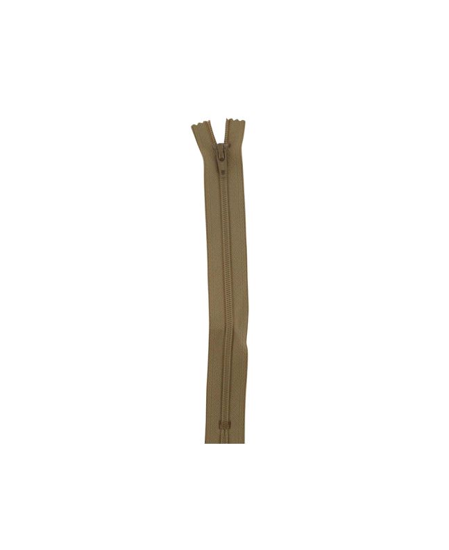 YKK Close End Dress Zip, 7 Inch, Teddy