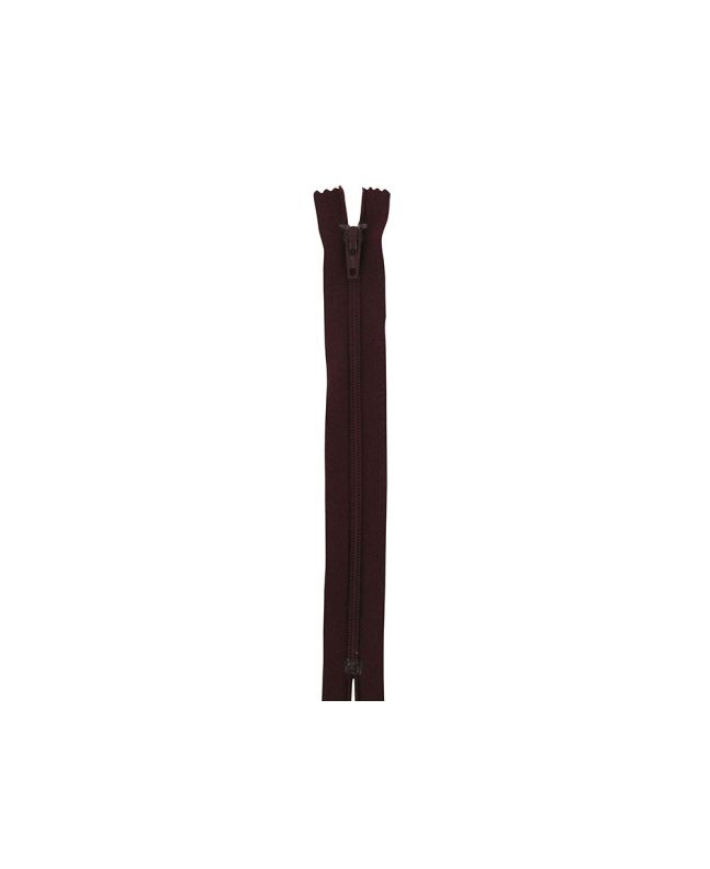 YKK Close End Dress Zip, 7 Inch, Wine