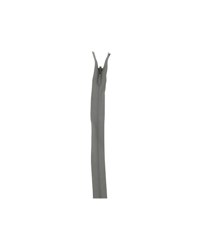 YKK Concealed Invisible Close End Dress Zip, 8 Inch, Light Grey
