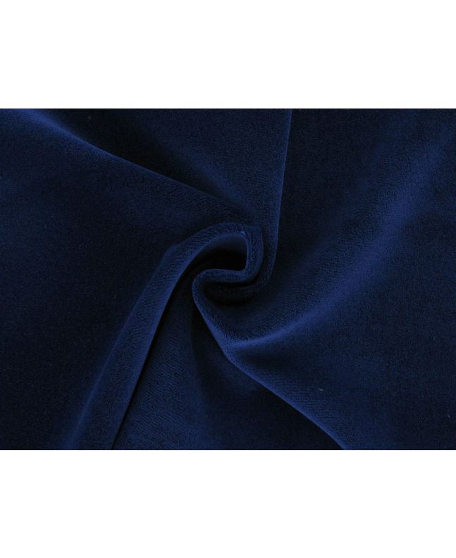 Zante Plush Cotton Pile Velvet, 530gsm, Sapphire