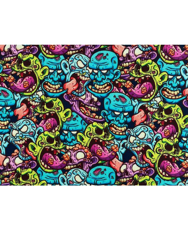 Zombieland Growl Cotton Print